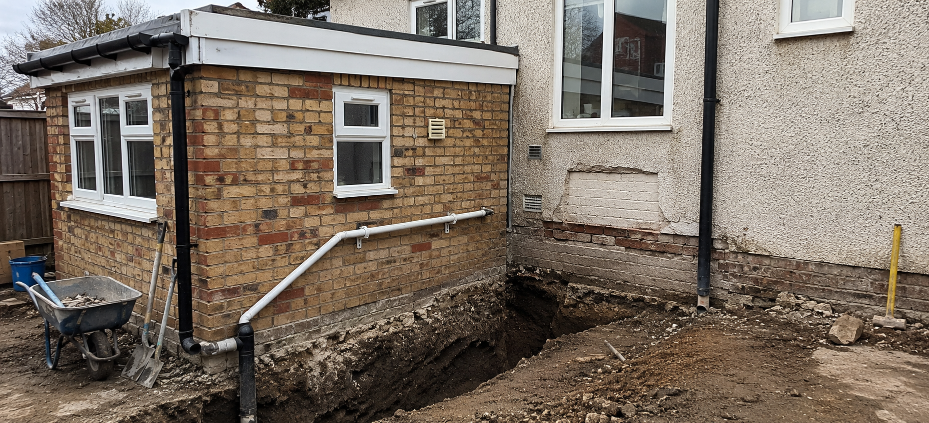 PARTYWALL ACT BEL FOUNDATION EXCAVATIONNEAR BOUNDARY